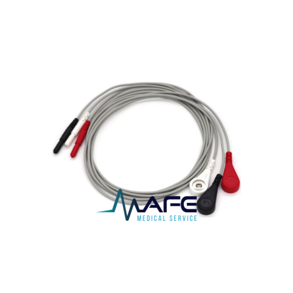 MC019C-3. Cable ECG 3 Lead 6 Pin Compatible